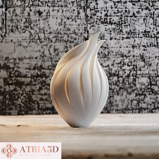 Flora Twist: Jarrón Escultural Elegante