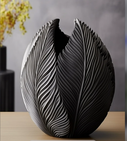Apulia: Florero ecológico impreso en 3D: diseño texturizado y elegancia sostenible